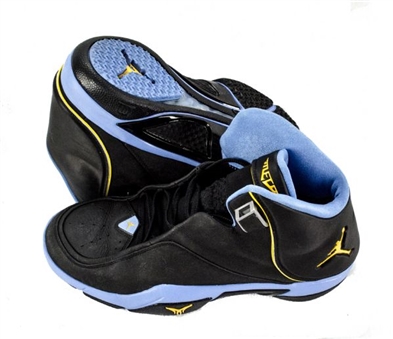 2007/08 Carmelo Anthony Game Worn Nike Jordan Sneakers (MEARS LOA)